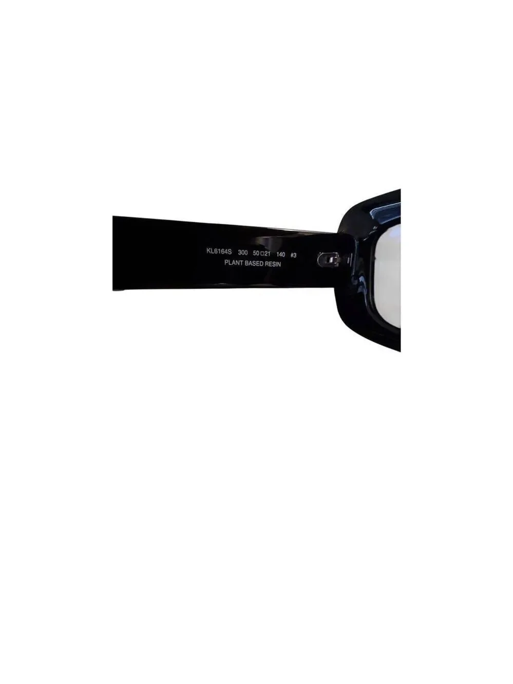 Karl Lagerfeld Women's 50mm Metallic Mirror Blue Black Sunglasses KL6164S-400